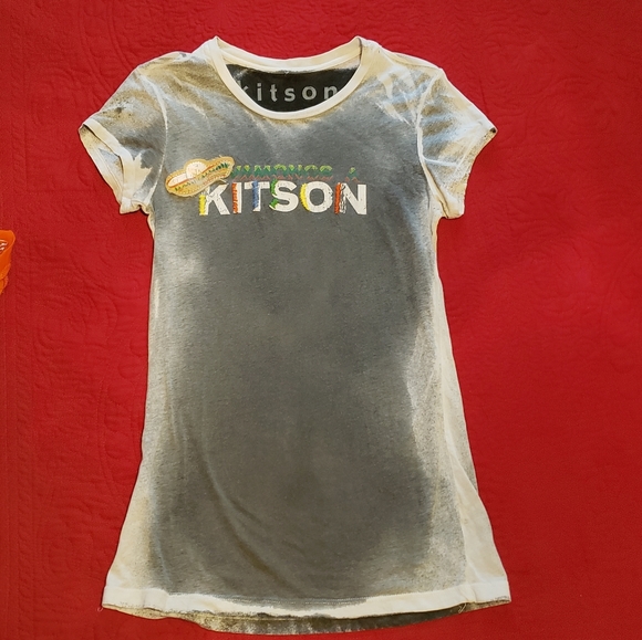 kitson Tops - Kitson burnout Tee
